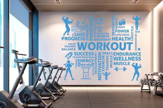 Gym and fitness training